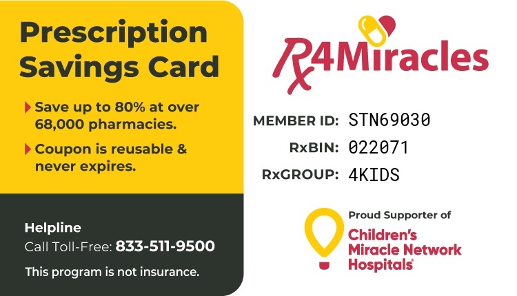 Rx4Miracles Prescription Savings Card